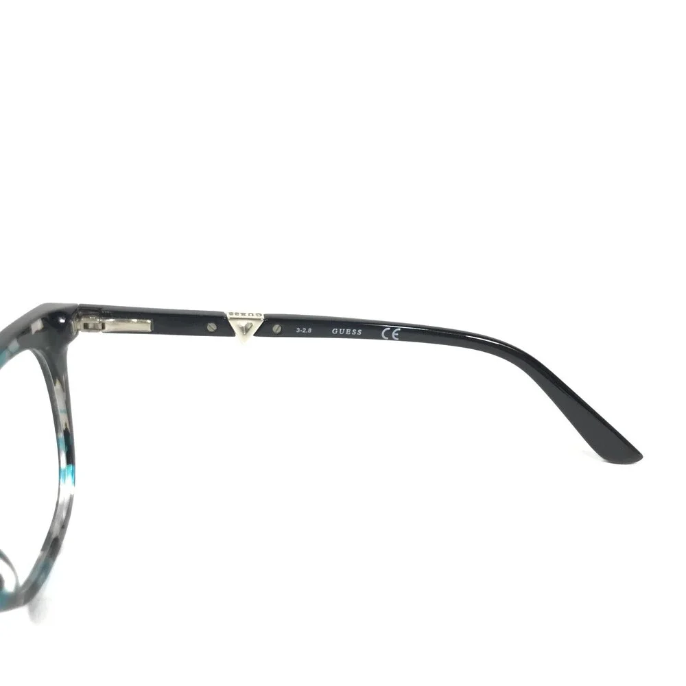 Guess Eyeglasses Frames GU2732 089 Black Blue Tortoise Round Full Rim 51-18-140